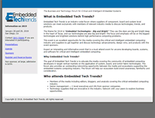 Tablet Screenshot of embeddedtechtrends.com